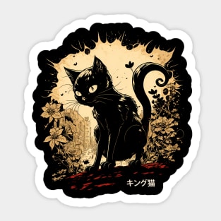 King Cat  キング猫 Sticker